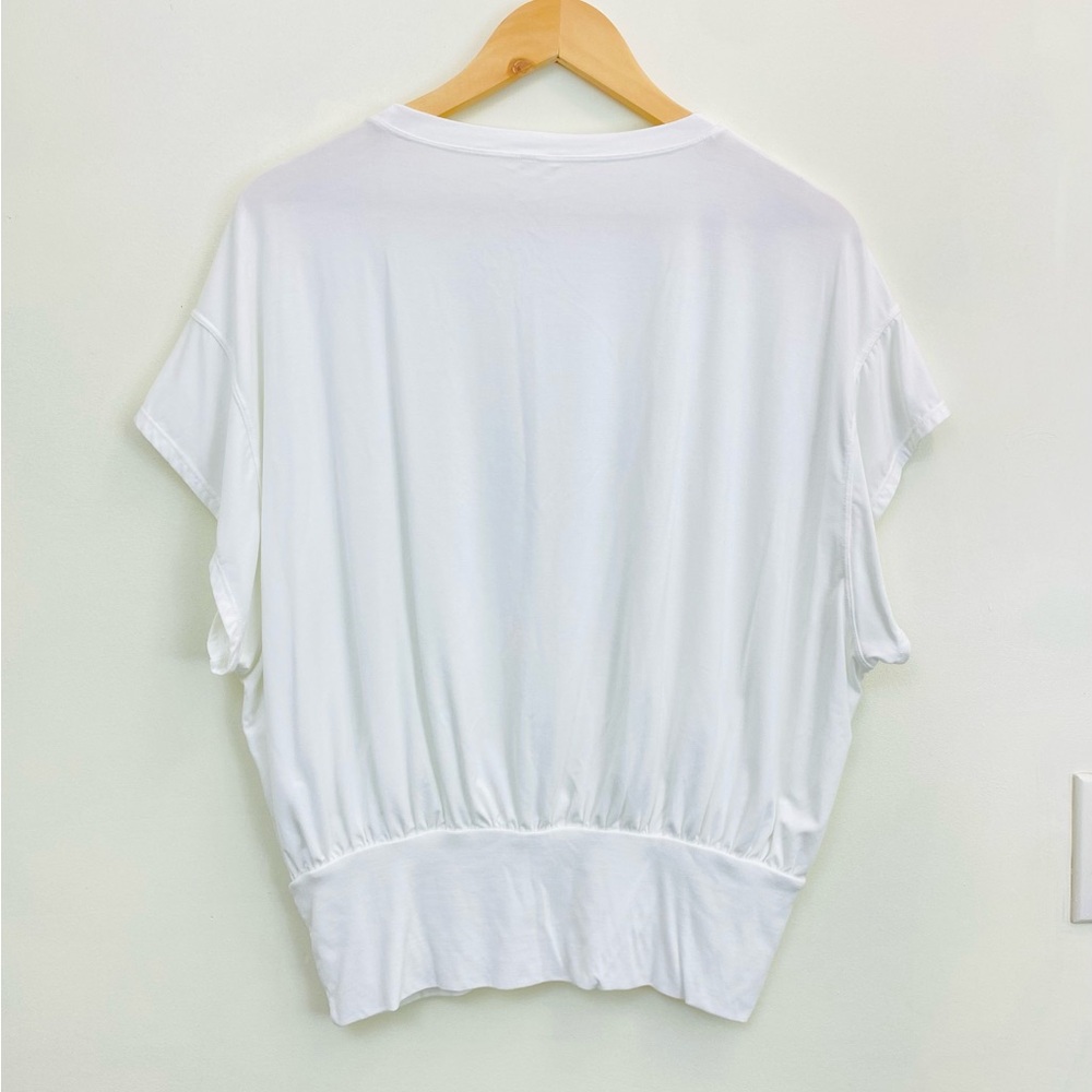 Halara Round Neck Short Batwing Sleeve Work T-Shirt Size XL - Picture 6 of 7